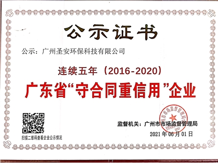 2021重合同守信用